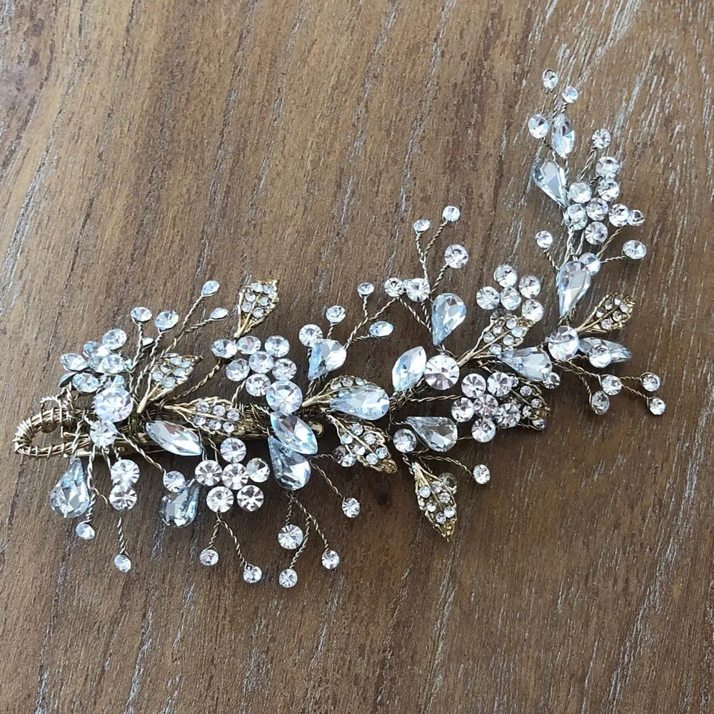 Brides & Hairpins RAHAB CLIP in 14k Gold